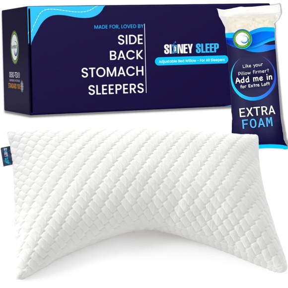 Bedding Sidney Sleep Pillow For Side And Back Sleepers Queen Size